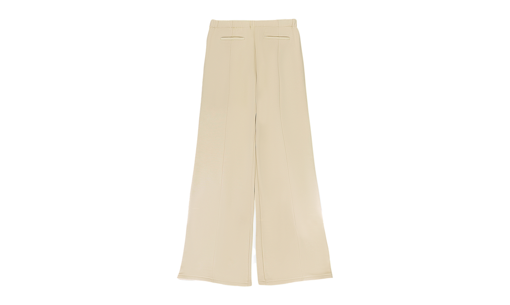 WIDE LEG SWEATPANTS "Alabaster" PS22WJP003