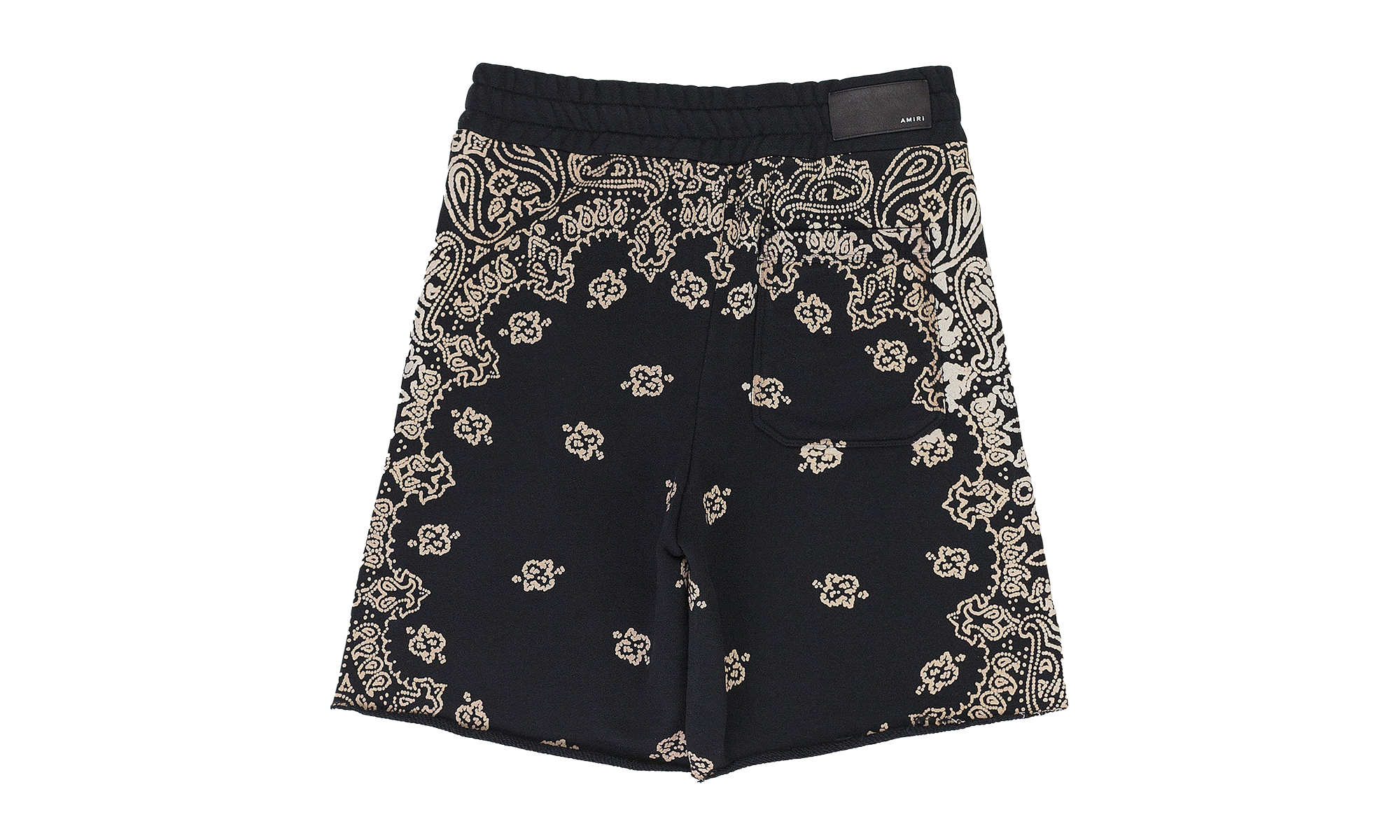 BANDANA BLEACH SHORTS "Black" PF22MJB082