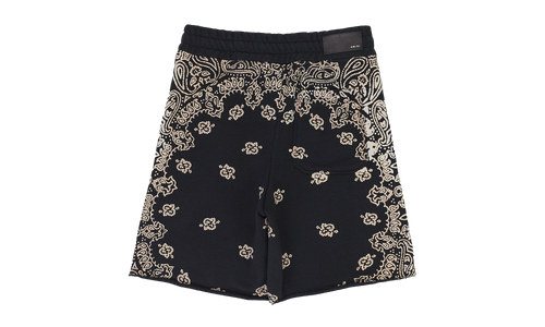 BANDANA BLEACH SHORTS "Black" PF22MJB082