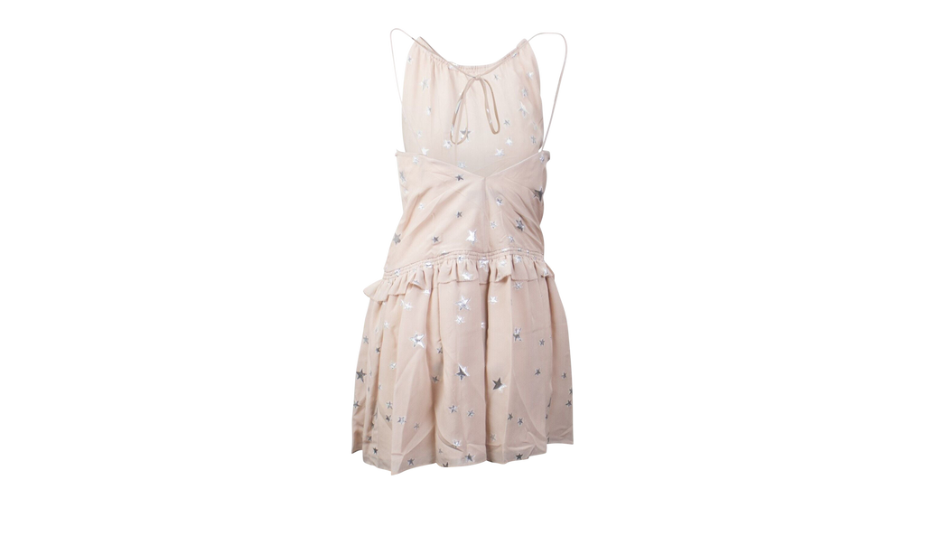 Stars Fil Coupe Halter Dress "Nude" AMR-XTPS-0234