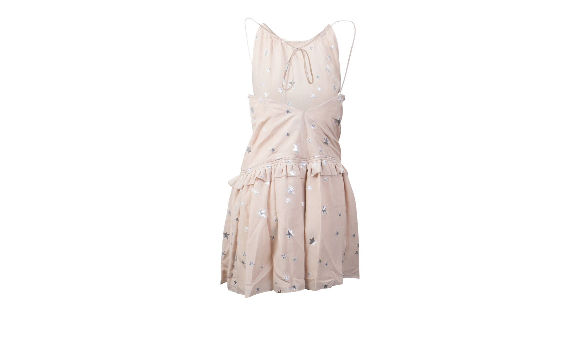 Stars Fil Coupe Halter Dress "Nude" AMR-XTPS-0234