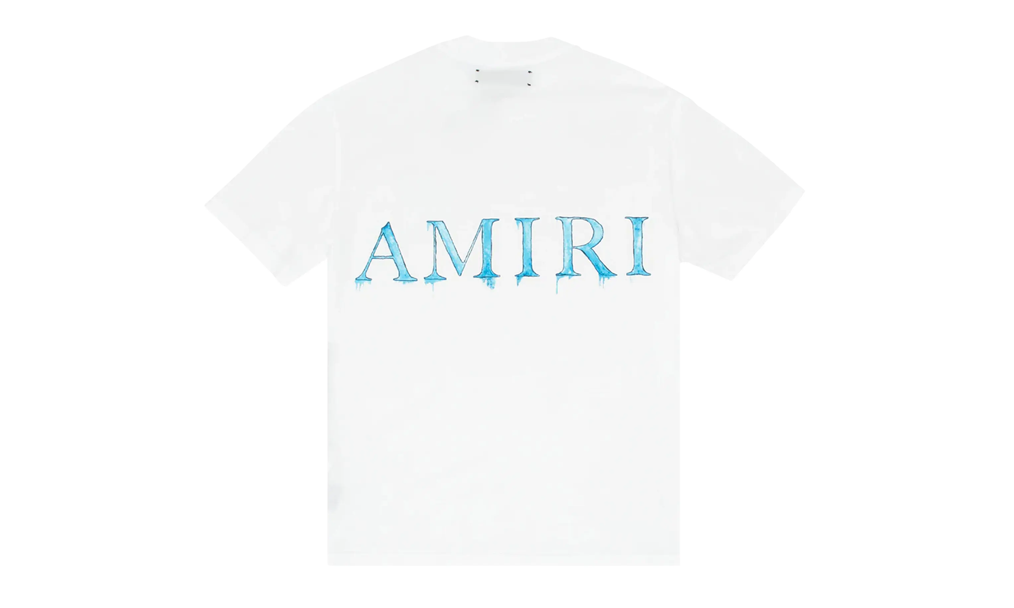 Amiri Watercolors Short Sleeve Tee Shirt "White" AWSSTSW