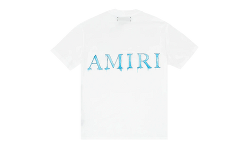Amiri Watercolors Short Sleeve Tee Shirt "White" AWSSTSW