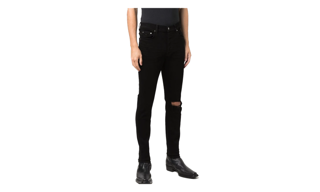 Broken Jeans "Aged Black" PXMD004 001