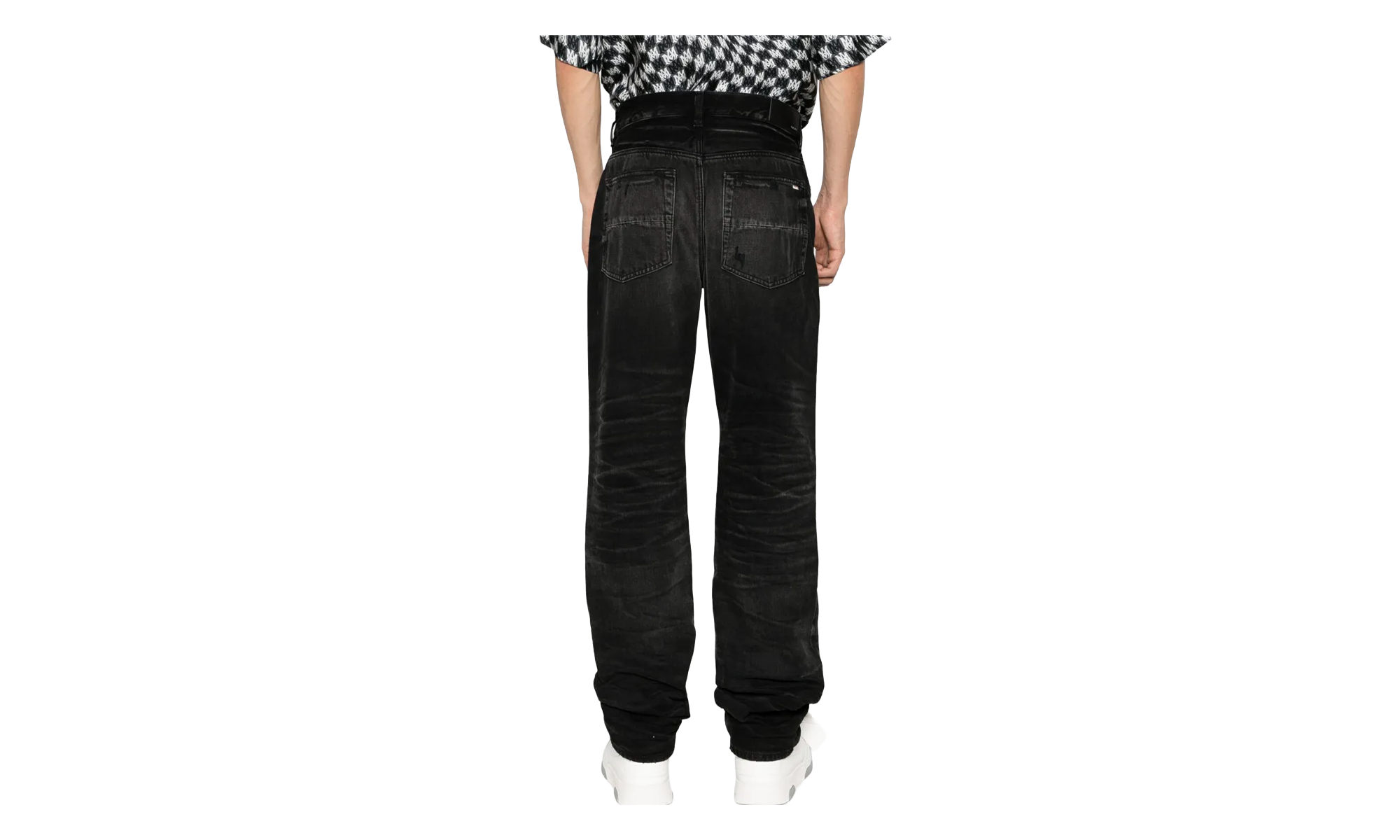 Stack Straight Jeans "Faded Black" AW23MDF001 518