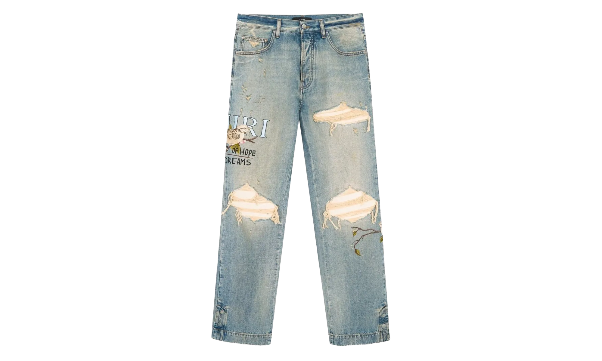 Chateau MX1 Straight Flare Jeans "Aged Indigo" AMBMJE1065 921