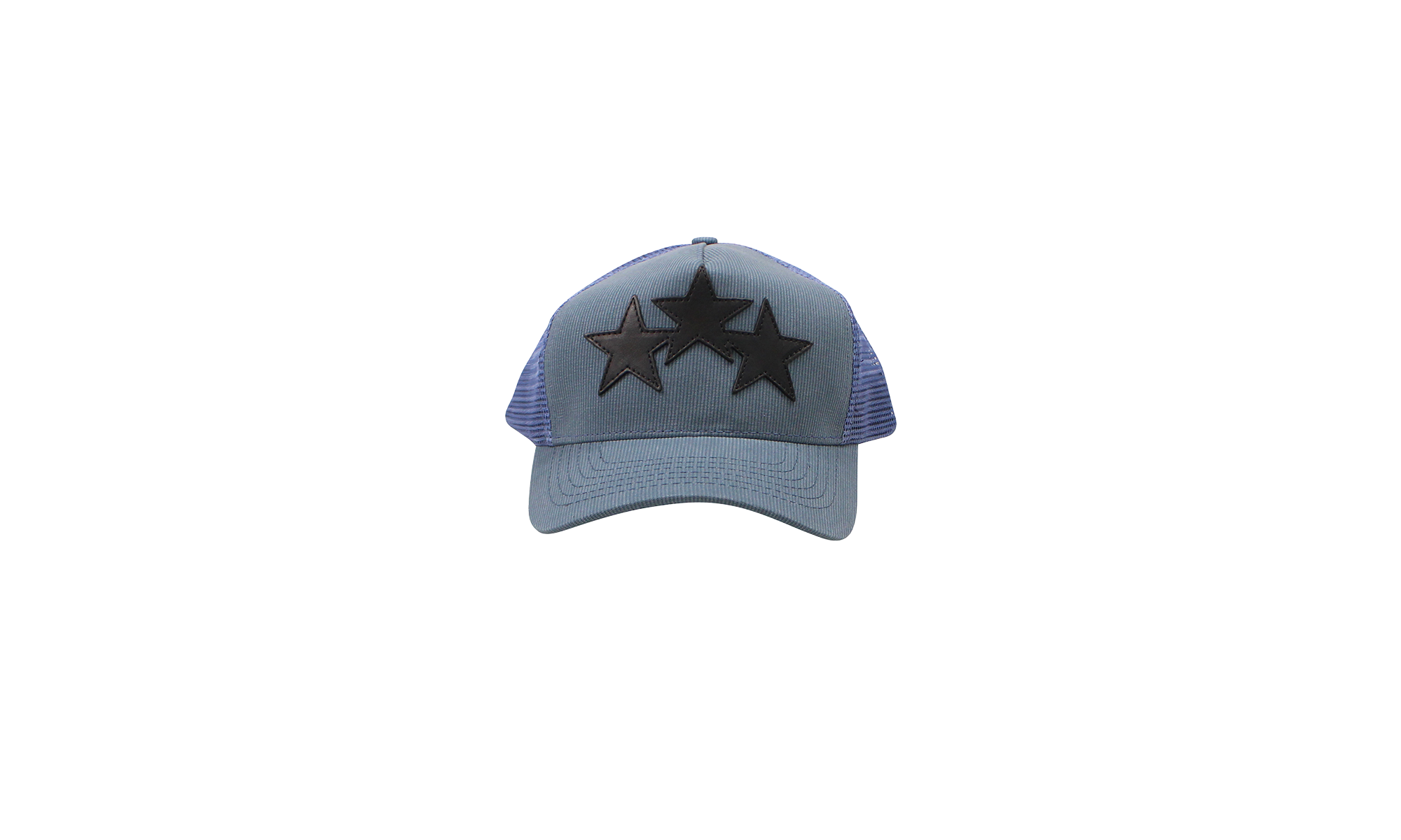3 STAR TRUCKER HAT "Blue / Black" MAH003 137