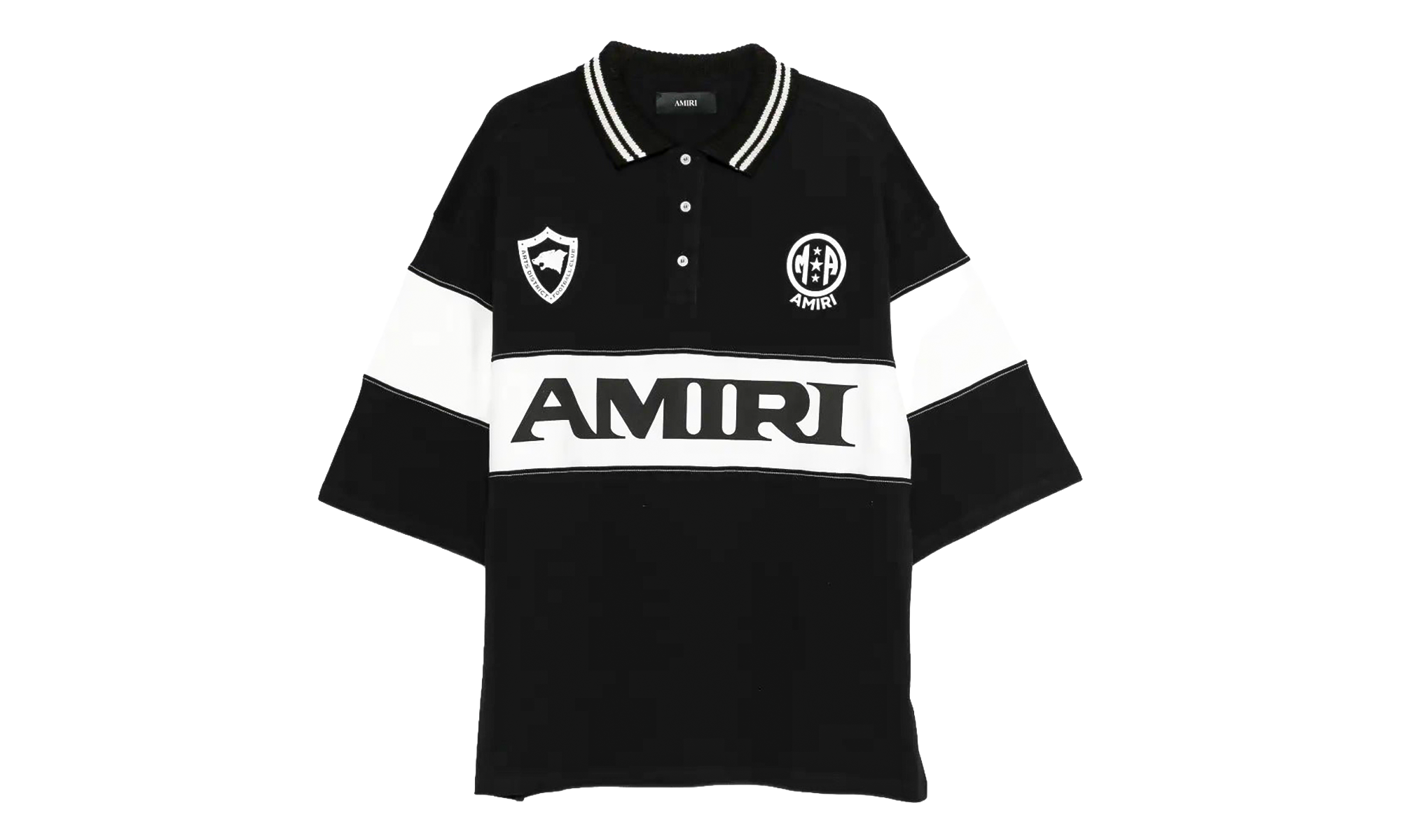 Sport Oversized Polo "Black" AMTOJR1003 001