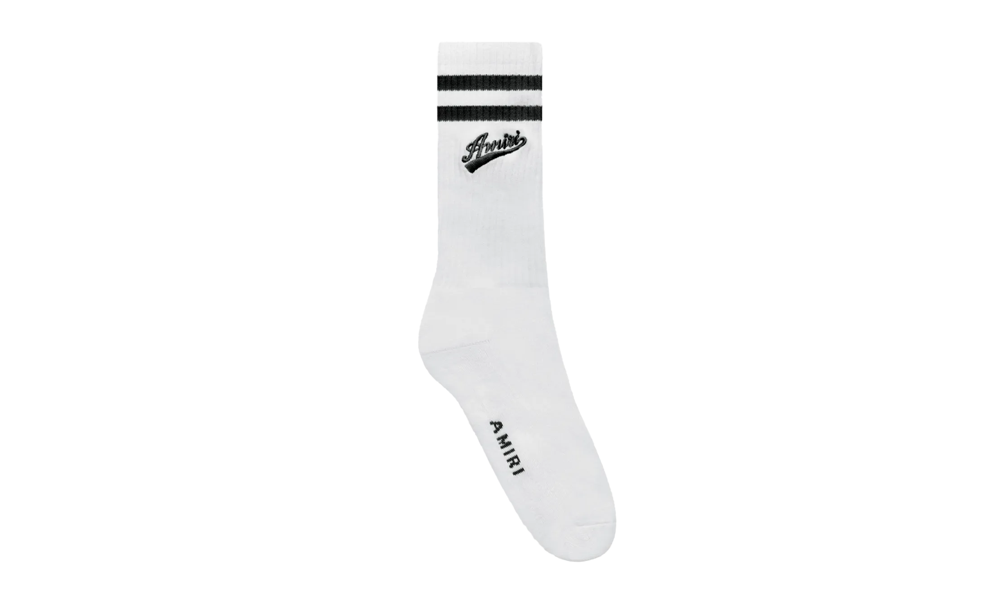 Varsity Script Socks "White / Black" SS23MHR003 111