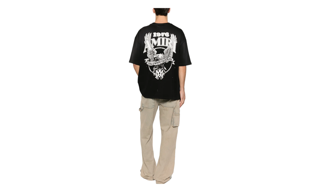 Eagle Oversized Tee "Black" AMTOJR1024 001