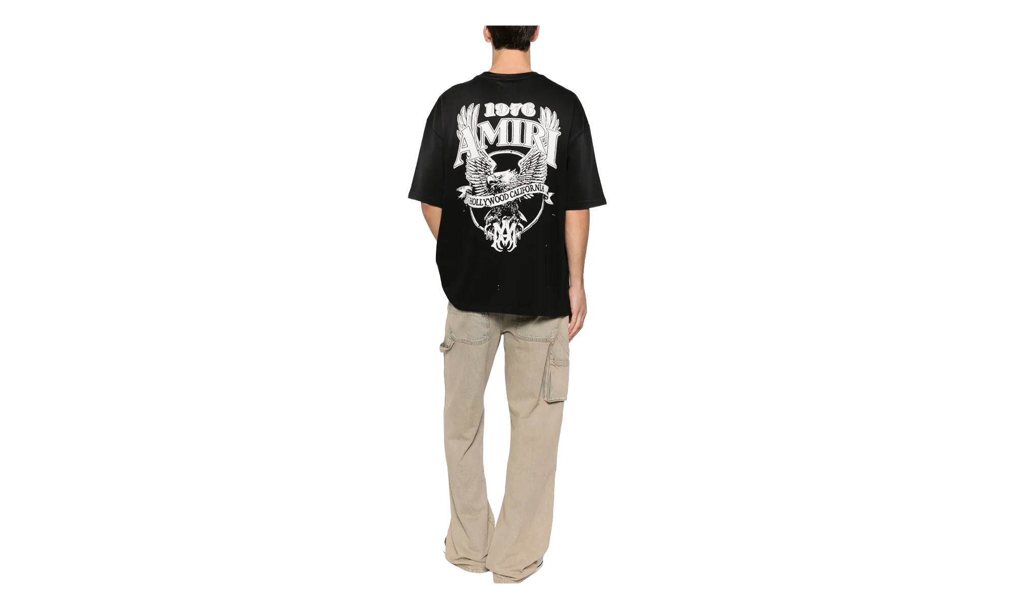 Eagle Oversized Tee "Black" AMTOJR1024 001
