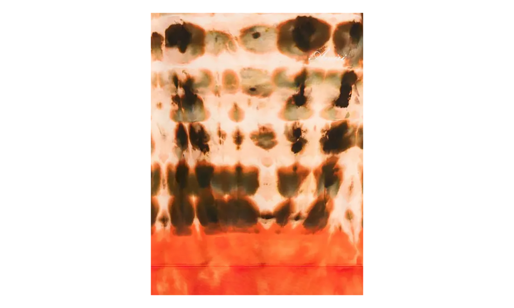 TIE DYE CREW SWEATSHIRT "Orange" AMR0090 Orange