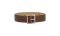 CLASSIC SQUARE BUCKLE BELT "Brown" MAL005 BLK