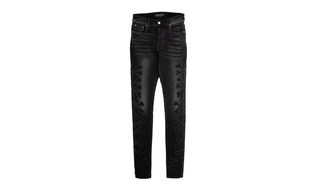 NY XO Bones Jeans "Aged Black" AMDNSY1181 023