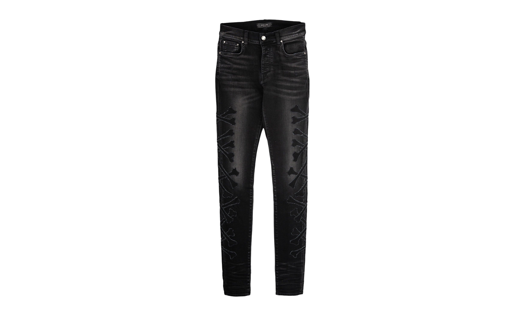 NY XO Bones Jeans "Aged Black" AMDNSY1181 023