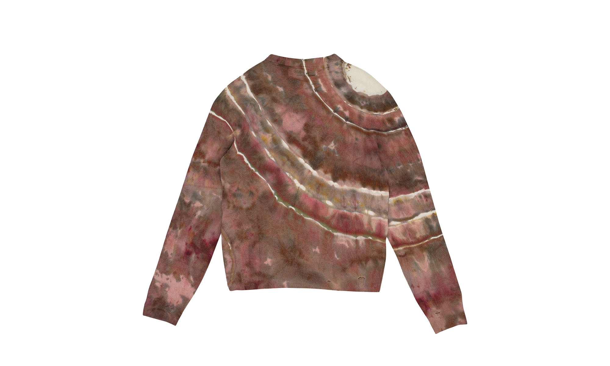 Ma Tie Dye Cashmere Crewneck Sweatshirt "Clay" SS22MKL007_Clay