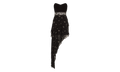 Embellished Strapless Dress "Black" W9W08292CHBLK