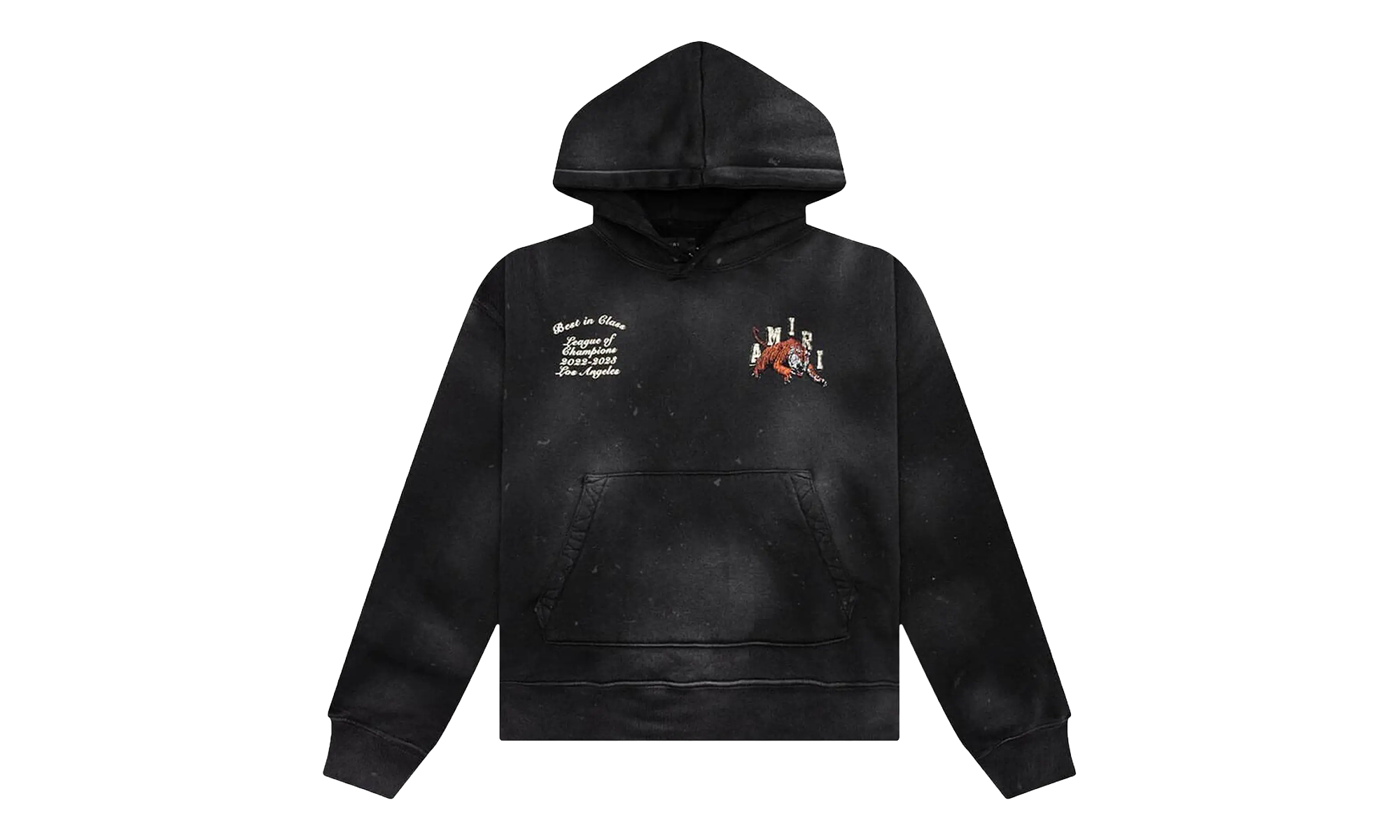 Vintage Tiger Varsity Hoodie "Black" PF23MJG025 001 BLAC