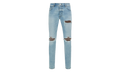 Croc Leather MX1 Jeans "Aged Indigo" AMBMJE1057 921