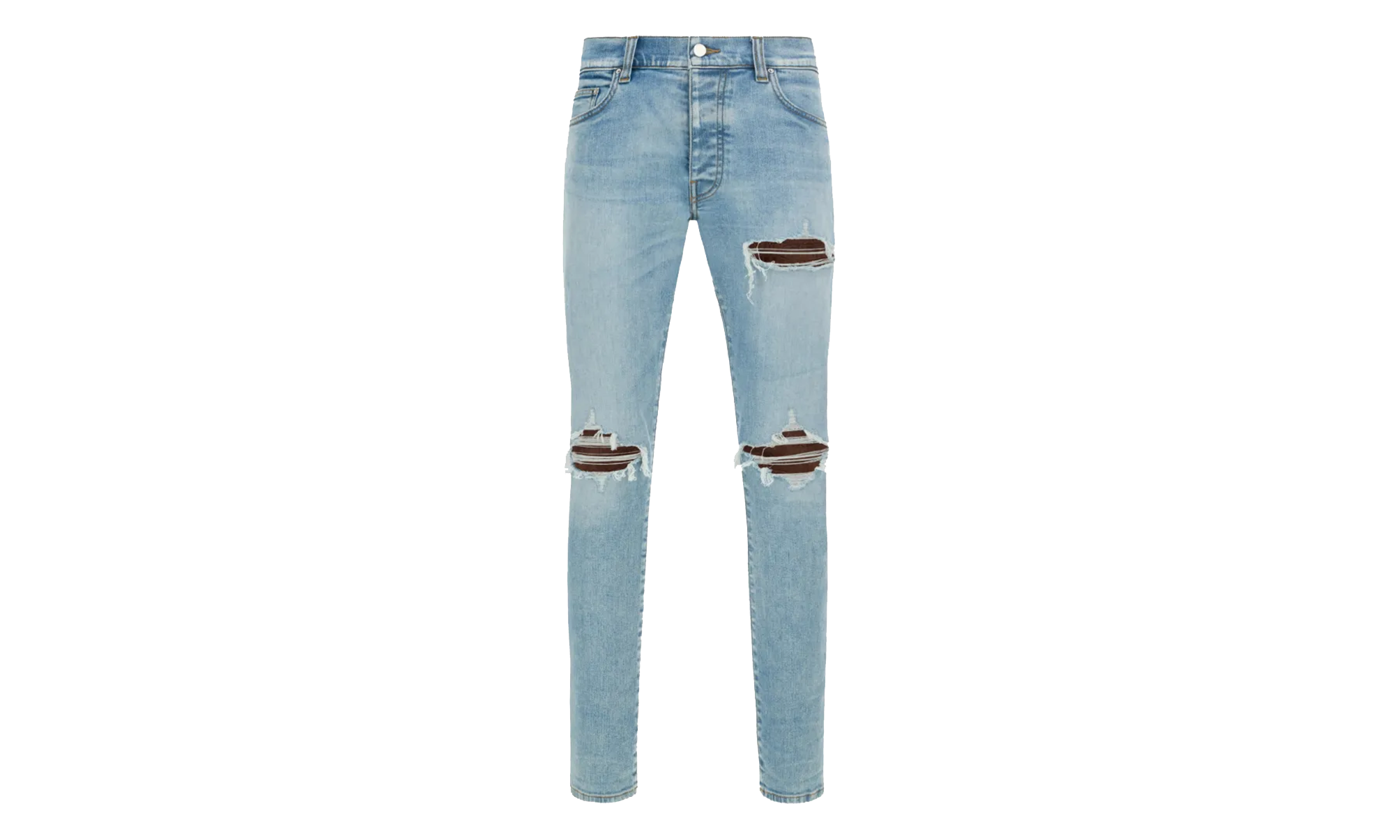 Croc Leather MX1 Jeans "Aged Indigo" AMBMJE1057 921