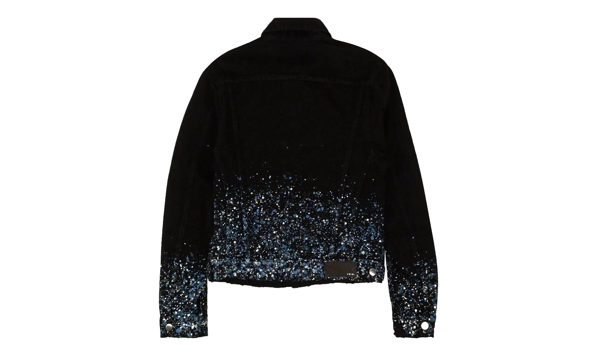 Black Crystal Painter Trucker Jacket "Black" AMIRI BLACK CRYSTAL PAINTER TRUCKER