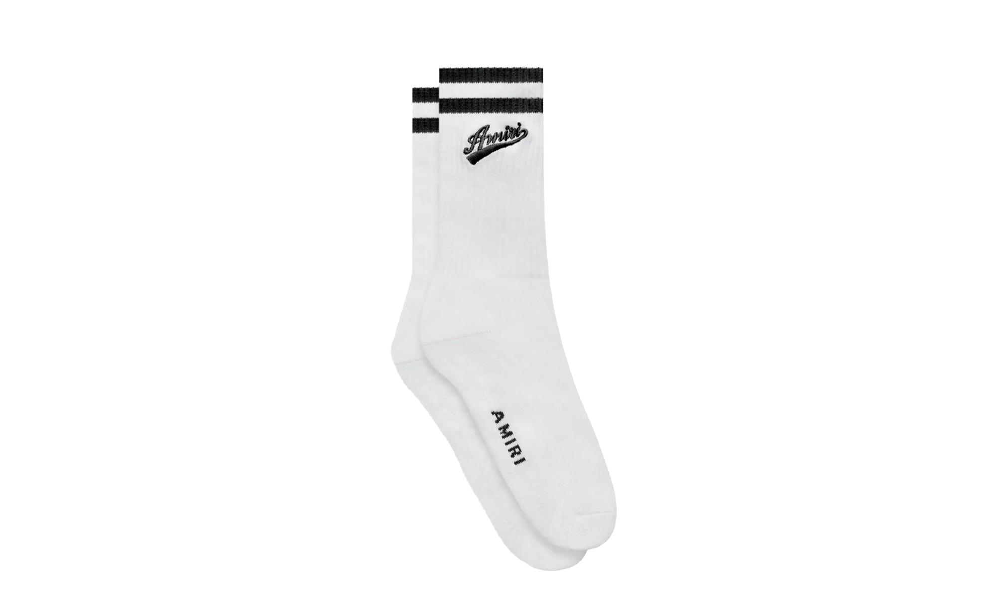 Varsity Script Socks "White / Black" SS23MHR003 111