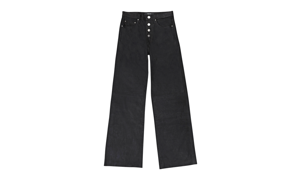 Baggy Leather Pants "Black" WBBAG LTH