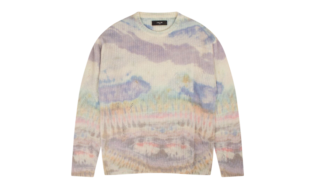 Tie Dye Sweater "Blue" Y0W05551CC MUL