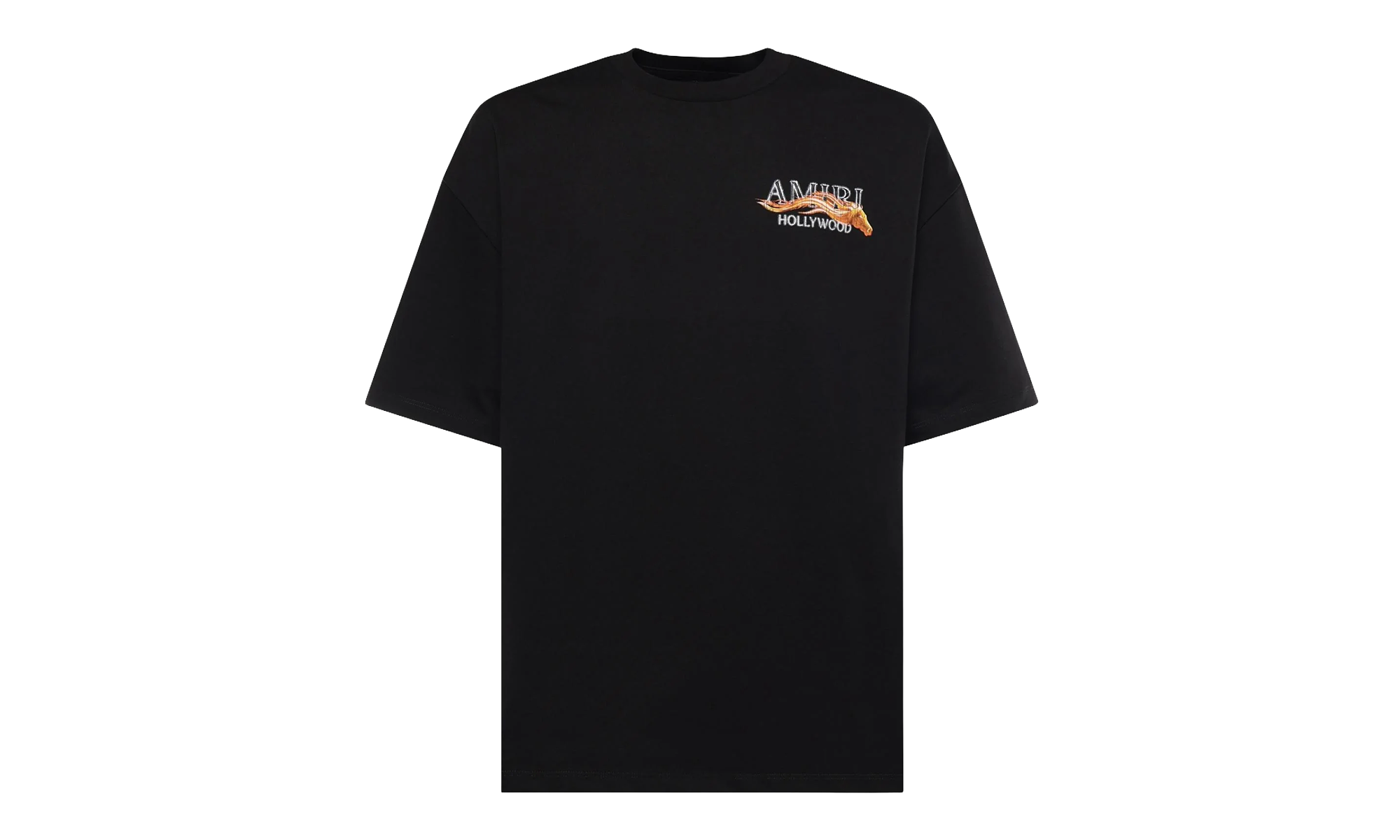 HOLLYWOOD HORSE OVERSIZED TEE "BLACK" AMTOJR1050 001