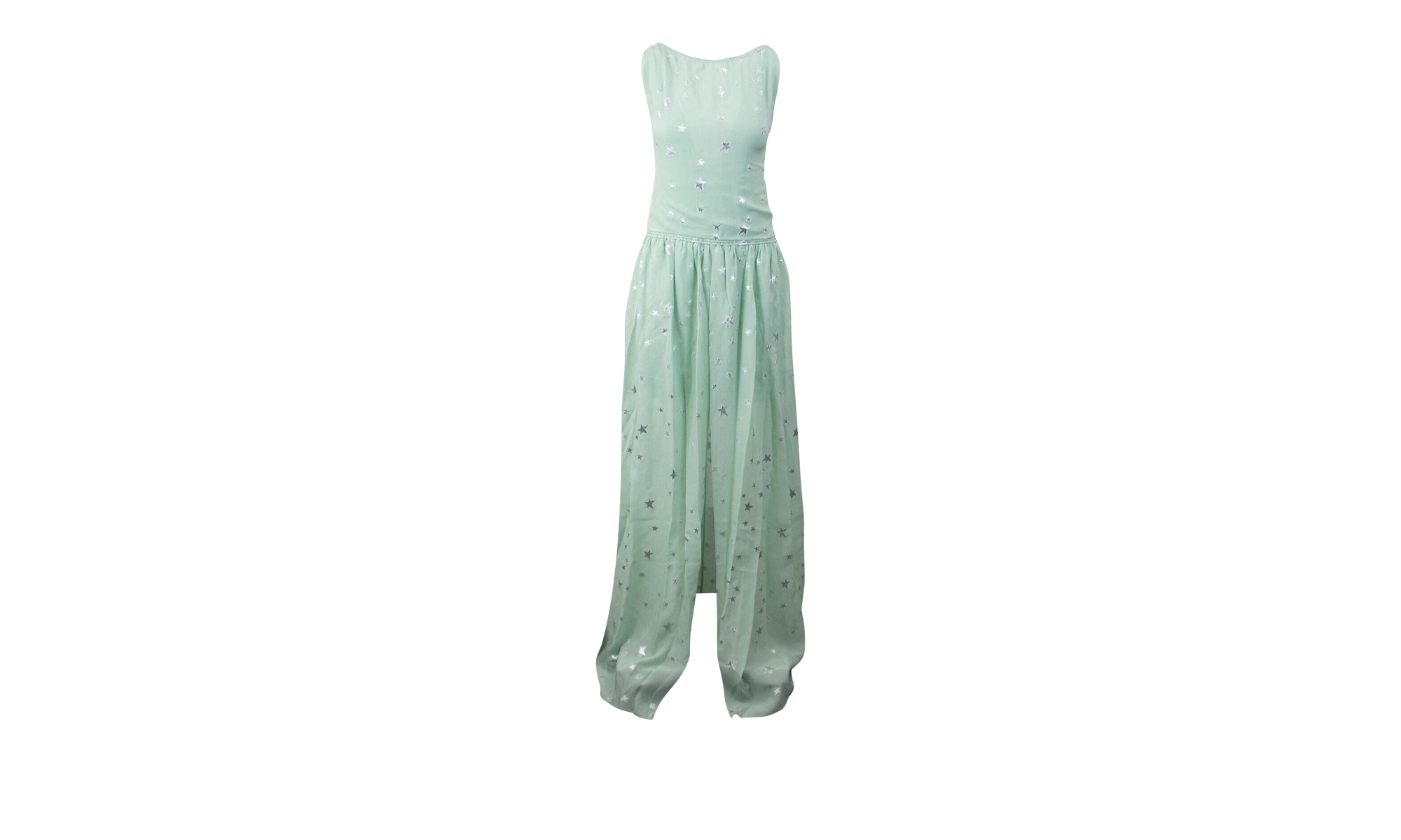Stars Fil Coupe Halter Dress "Green" AMR-XTPS-0233