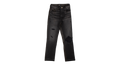 Crop Straight Leather Pants "Black" AMR-XBTM-0106