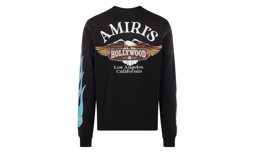 Eagle Flames Long-Sleeve Tee "Black" AMTOJR1038 001