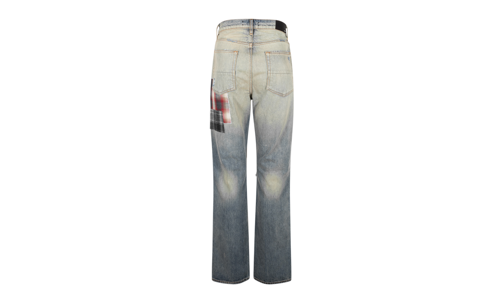 Patchwork Loose Fit Jeans "Blue" W9M01196SDVBL