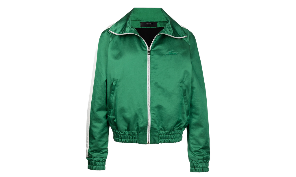 Zip Track Stripe Jacket "Tennis Green / White" MJT001 346