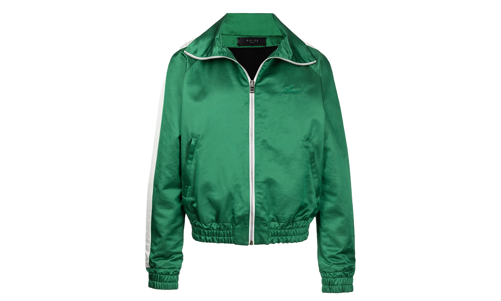 Zip Track Stripe Jacket "Tennis Green / White" MJT001 346