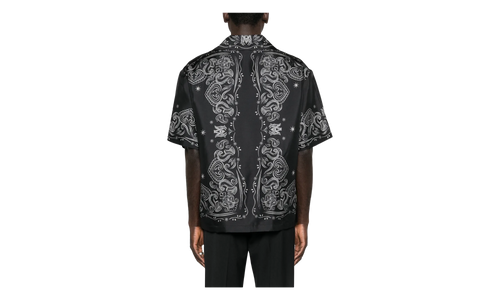 Bandana Paint Bowling Shirt "Black" AMTOSH1049 001