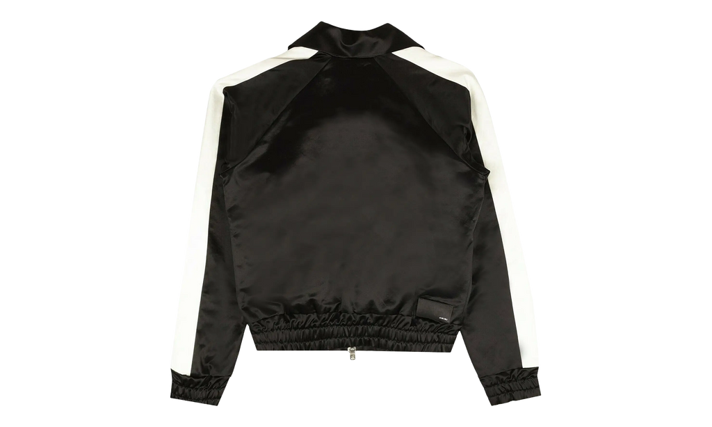 Full Zip Satin Track Jacket "Black" MJT001 001