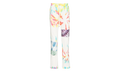Tie Dye Art Patch Sweatpants "White Multi" MJSP011900