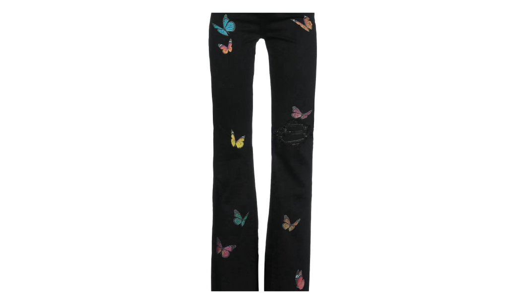 Butterfly Flare Broken Jeans "Black" Y0W01404SD BLK