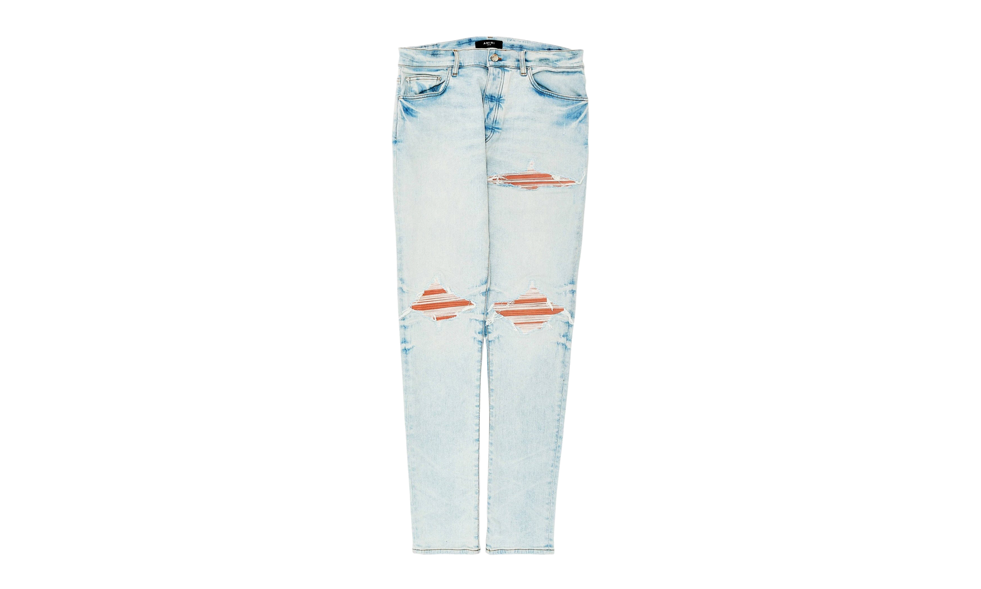MX1 Ultrasuede Patch Jeans "Medium Indigo Taupe" AMDNSY1149 497